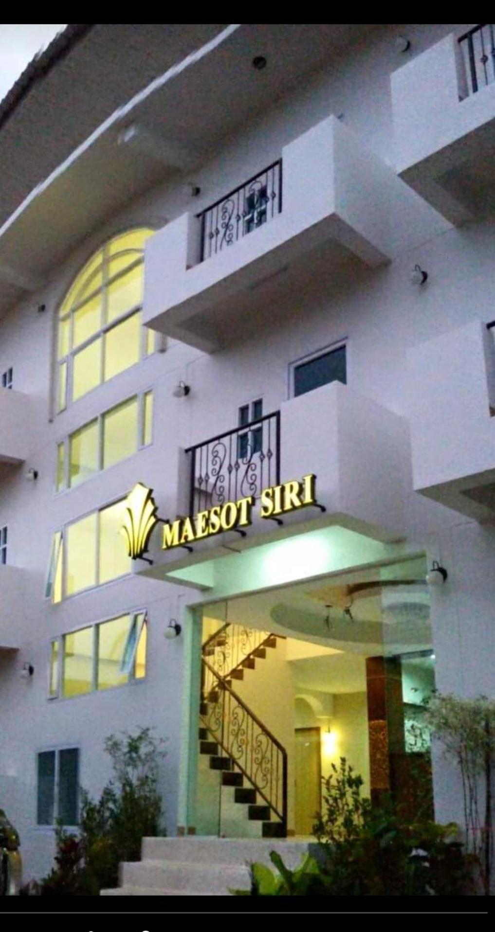 Maesot Siri Hotel Mae Sot Exterior photo